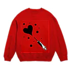 meMEmeの注射器から愛 Crew Neck Sweatshirt