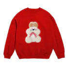 KAHOの懐かしのうさちゃん Crew Neck Sweatshirt