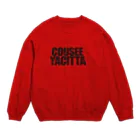 mimitabDECK.Kの腰やっちった（黒ロゴ） Crew Neck Sweatshirt