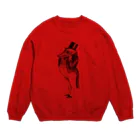 古書　天牛書店のグランヴィル「ワニ」＜アンティーク・プリント＞ Crew Neck Sweatshirt