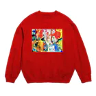 ウエマツアイカのハッピーエンド Crew Neck Sweatshirt