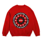 ハンサムレコーズ（湘南レコーズ）のHANZI専用RED Crew Neck Sweatshirt