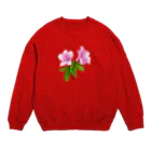 yamame1000ninのつつじ Crew Neck Sweatshirt