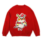 オカメインコとコーヒーの関係性について〜画伯さあしす在廊〜のしわすのオカメインコ Crew Neck Sweatshirt