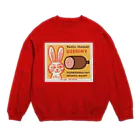 YS VINTAGE WORKSのチェコ　ウサギとソーセージ Crew Neck Sweatshirt