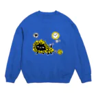 satonori-nodyの黒猫毛糸に夢中 Crew Neck Sweatshirt