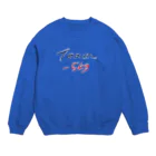 grk0 🌟ウサギのチャとシロ〜時々カッパのTeam-5kg Crew Neck Sweatshirt