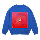  ゆめかわ#病みかわ☆sarioのお店。の泣 ドット 水玉 カラフル Crew Neck Sweatshirt