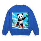 jimeryのスケボーパンダ Crew Neck Sweatshirt