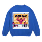 ヘッヘンのお店の【2062】アート Crew Neck Sweatshirt