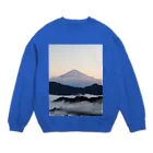 りーもの富士山と雲海 Crew Neck Sweatshirt