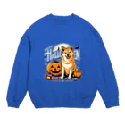 Naoki21のDOG x HALLOWEEN 03  Crew Neck Sweatshirt