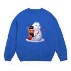 ponsukeのトモダチ出来た Crew Neck Sweatshirt