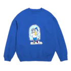 かしわのドライヤータイム Crew Neck Sweatshirt