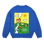 LichtmuhleのGuineapig’s little house Crew Neck Sweatshirt