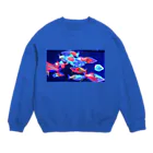 よしだはスーパーサブのj2塗り絵 Crew Neck Sweatshirt