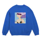 ポメラニアンたかはしのシャバ娘 Crew Neck Sweatshirt