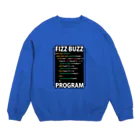 snippetsのFIZZ BUZZ PROGRAM Crew Neck Sweatshirt