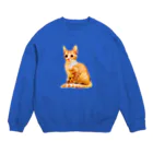 ねこだいすきばばあのKAWAII CHATORA NEKO Crew Neck Sweatshirt