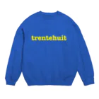 38カワイイグッズのtrentehuit イエローロゴスウェット Crew Neck Sweatshirt