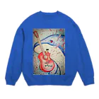 テリ子の海とくじらと音楽と Crew Neck Sweatshirt