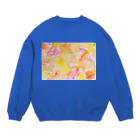 orangecrayonのほんわか。 Crew Neck Sweatshirt