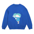 じんねこショップのじんねこぬいぐるみ 淡い色ver Crew Neck Sweatshirt