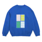 卒業生代表プロダクツ　SUZURI館のlabel sheets Crew Neck Sweatshirt