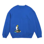 ペンギンパカリのキガシラペンギン Crew Neck Sweatshirt