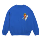 服部ともあきの武士くん Crew Neck Sweatshirt