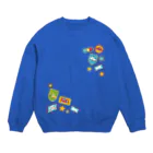 binkyのくるまわっぺんスウェット Crew Neck Sweatshirt