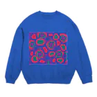 gojoの牛柄の発展 Crew Neck Sweatshirt