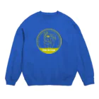 Chien de cirque サーカスの犬のルーナ Crew Neck Sweatshirt