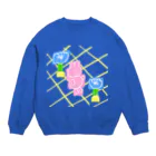 おかだひろみ の へんてこランドSHOPの春かな Crew Neck Sweatshirt