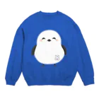 うとのぎゃらり〜🐰のニコニコシマエナガさん Crew Neck Sweatshirt