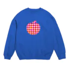 LalaHangeulのはんぐるde林檎　~キュートバージョン~ Crew Neck Sweatshirt