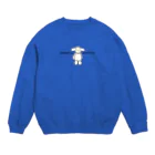 メープルメプ男の純白の子ヒツジ Crew Neck Sweatshirt