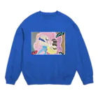 しのしの本舗の爬虫類両生類ライフ Crew Neck Sweatshirt