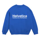 オマンジュー屋のヘルベチカ Crew Neck Sweatshirt