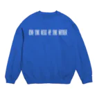 PALA's SHOP　cool、シュール、古風、和風、の悪魔どもの支配を終わらせる！ End the rule of the devils! Crew Neck Sweatshirt