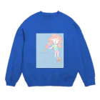 annzenのたっきゅう少女。 Crew Neck Sweatshirt