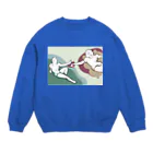 山形屋米店のアダムの創造SNKRS Crew Neck Sweatshirt