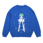 めめ郎の次世代猫 Crew Neck Sweatshirt