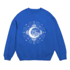 魔法のアイテム屋　SUZURI店のInner Space Crew Neck Sweatshirt