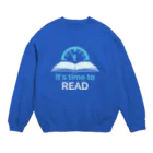 リラックス商会の本を読む時 Crew Neck Sweatshirt