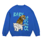 LalaHangeulのBABY TIGERS Crew Neck Sweatshirt