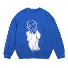 山形屋米店の白版＿ムンクの叫び Crew Neck Sweatshirt