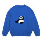 パンダむんの耳かき Crew Neck Sweatshirt