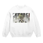 理科社会の#FFFEF2(真珠色) Crew Neck Sweatshirt