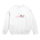 yukijiのイチゴミルクウミウシ２ Crew Neck Sweatshirt